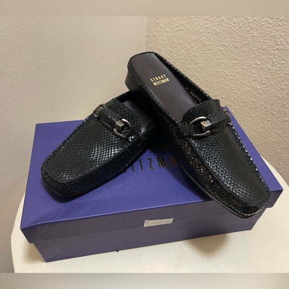 Stuart Weitzman Bobbit Serpentine shoes/Mules - Picture 4 of 10